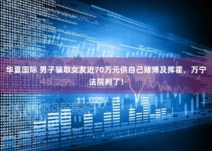 华夏国际 男子骗取女友近70万元供自己赌博及挥霍，万宁法院判了！