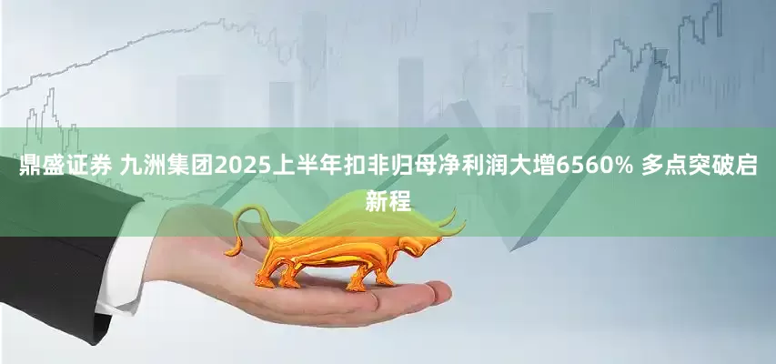 鼎盛证券 九洲集团2025上半年扣非归母净利润大增6560% 多点突破启新程
